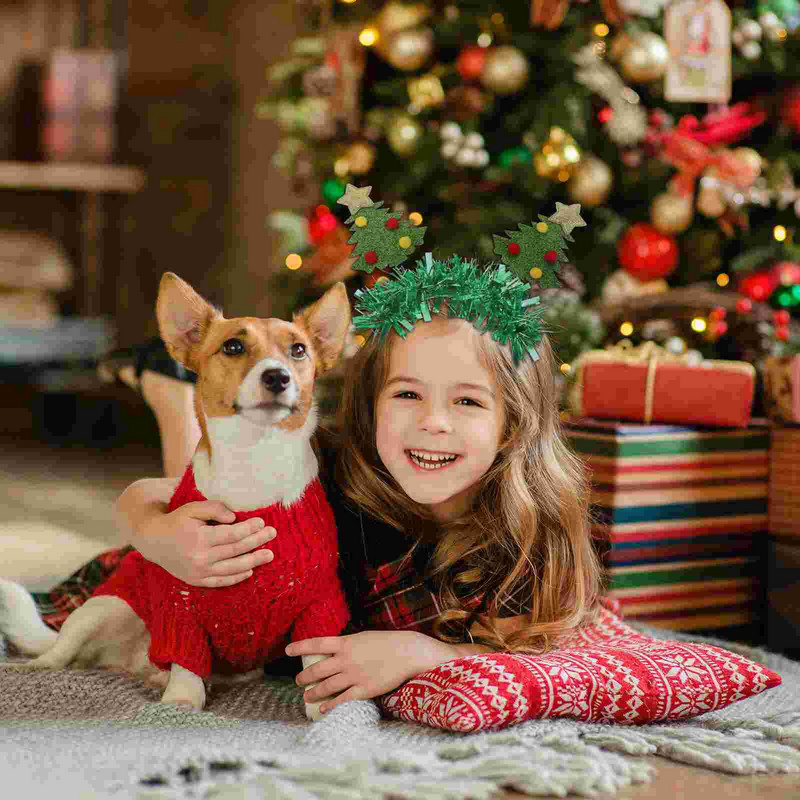 Jõulupuupeapael Peapaelad Juuksepidu Juuksepael Peakate Festival Peakate Tiara Aasta uus kingitus Lastele Pühade Kostüüm