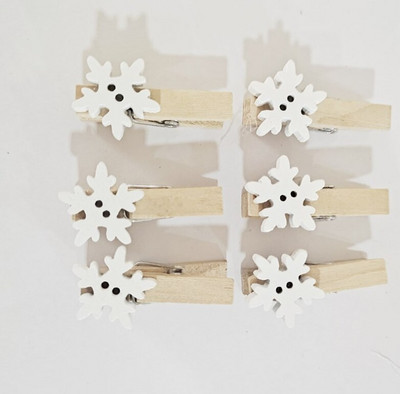 10 buc. Mini agrafe pentru haine de Crăciun ace pentru meșteșuguri foto Agrafe din lemn pentru imagini din hârtie afișaj pentru agățat carte de imagine