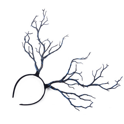 Traka za glavu s rogovima od jelenjih rogova s 2 kopče Božićni cosplay kostim Fantasy Vile Dodaci