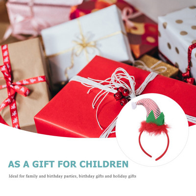 Vilenjački božićni šešir Trake za glavu Šeširi Pokrivala za glavu Trake za kosu Djed Božićnjak Dječji kapa Obruči Uši Blagdanska traka za kosu Trake za kosu za odrasle