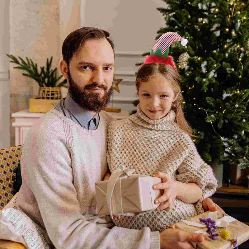 Vilenjački božićni šešir Trake za glavu Šeširi Pokrivala za glavu Trake za kosu Djed Božićnjak Dječji kapa Obruči Uši Blagdanska traka za kosu Trake za kosu za odrasle