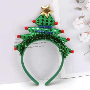 Εξαιρετική στολή Χριστουγεννιάτικο Δέντρο με στεφάνι για τα μαλλιά Χριστουγεννιάτικο δέντρο κεφαλόδεσμο σε φωτεινό χρώμα διακοσμητικό