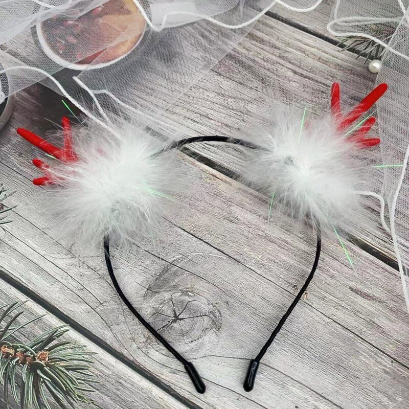 20 komada Žene Djevojke Djeca Slatki plišani rogovi Svjetleća Led traka za glavu Blagdanski poklon za Uskrs Cosplay