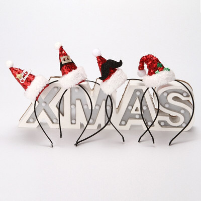 5 tk. Jõulud Juukseklambrid Kaunistused Tüdrukud Armas peakate Jõulumüts Peapaelad Uusaasta Jõulupidu Lastele Juuste aksessuaarid