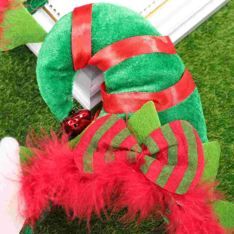 Božićna traka za glavu Šešir Vilenjačka kosa Trake za glavu Partyband Pokrivalo za glavu Dječji obruč Vrpca za kosu Kostim Djeda Mraza Kopča Poklon za glavu