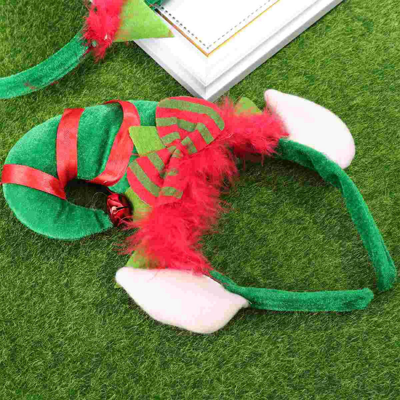 Božićna traka za glavu Šešir Vilenjačka kosa Trake za glavu Partyband Pokrivalo za glavu Dječji obruč Vrpca za kosu Kostim Djeda Mraza Kopča Poklon za glavu