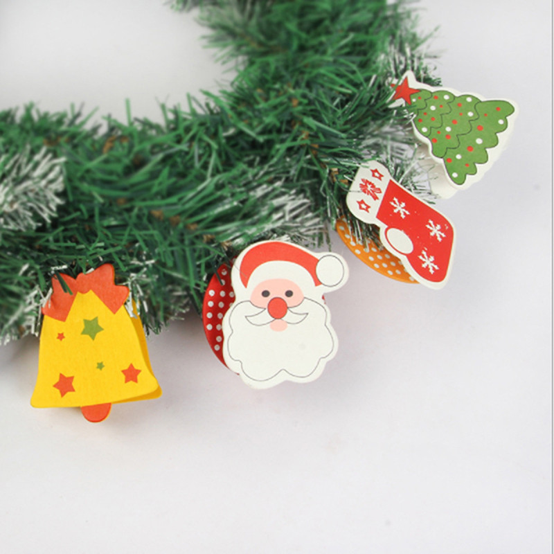 Kalėdų eglutė + Senis + Sniego senelis Kalėdų papuošalai Mediniai dažyta animacinio filmo galvutė Kalėdų klipas Naujas Karštas Išpardavimas