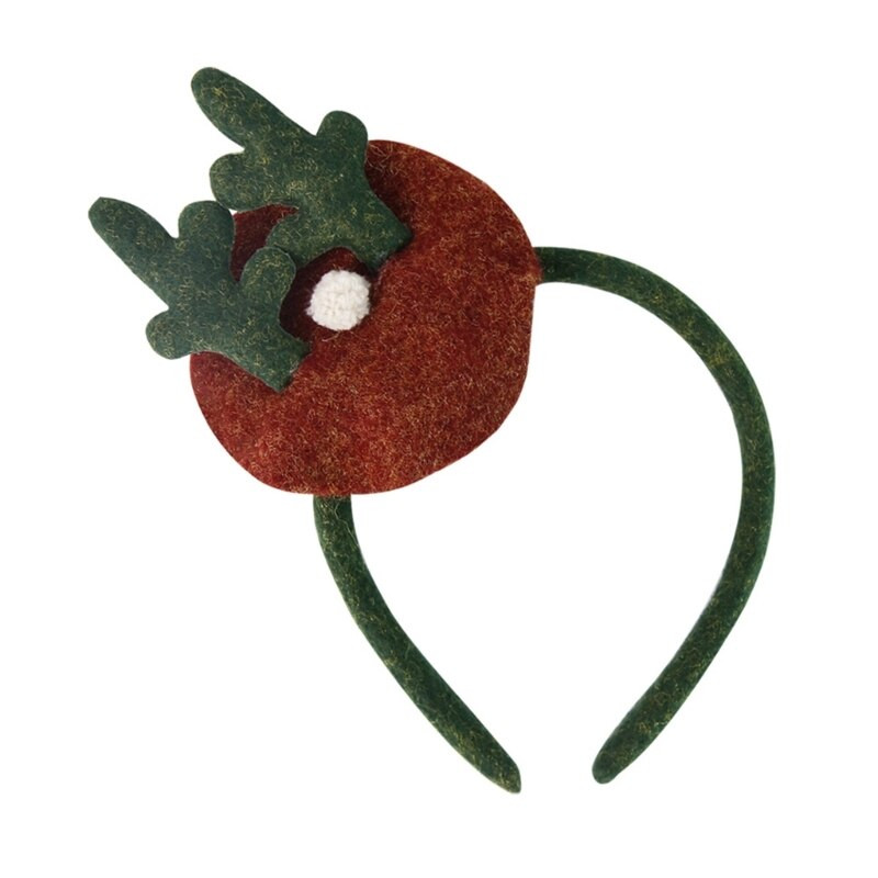 587C Traka za glavu za božićnu blagdansku zabavu, slatka mini beretka, obruč za kosu od roga sobova