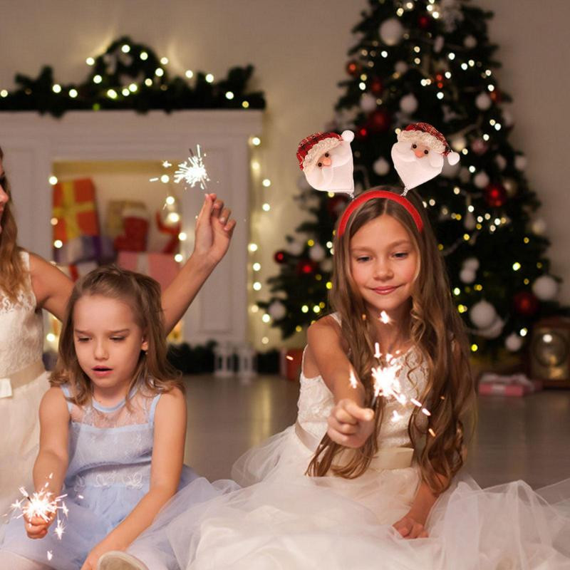 Trake za glavu za božićne snjegoviće Šešir Djeda Božićnjaka Trake za glavu Šeširi Personalizirani božićni dodaci za kosu za božićne blagdanske zabave