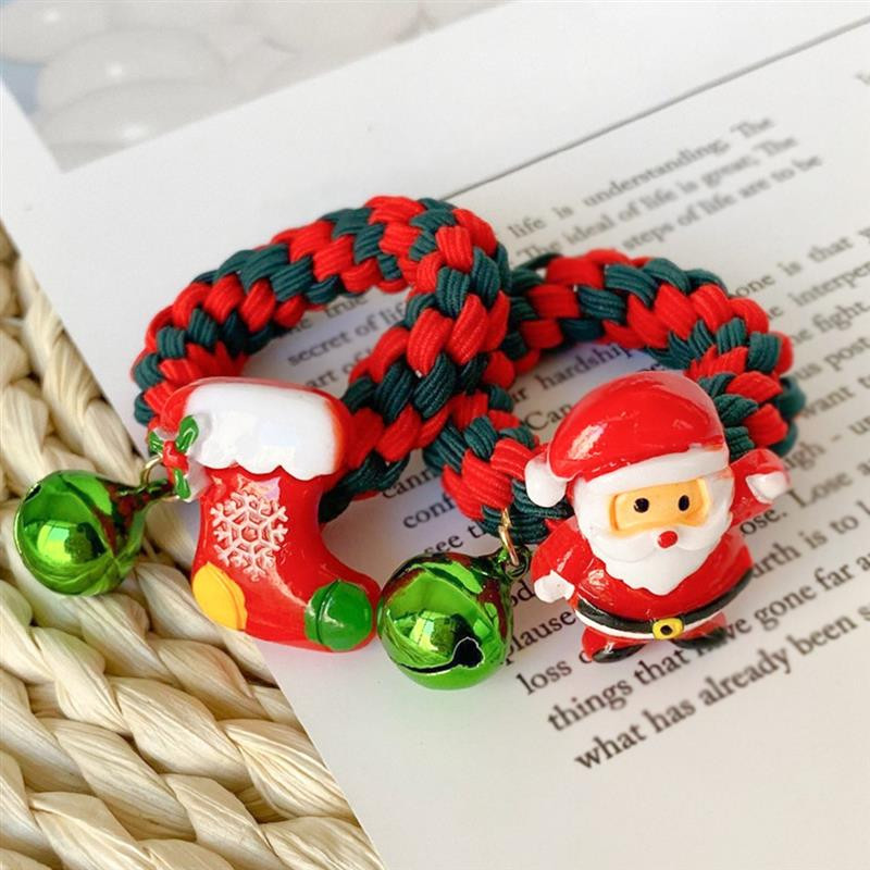 4 tk. Jõulupuu Multifilm Peakatted Laste Multifilm Elastsed Juuksepaelad Hobusesaba Laste Köis Tüdrukute Beebi Peakatte Aksessuaarid