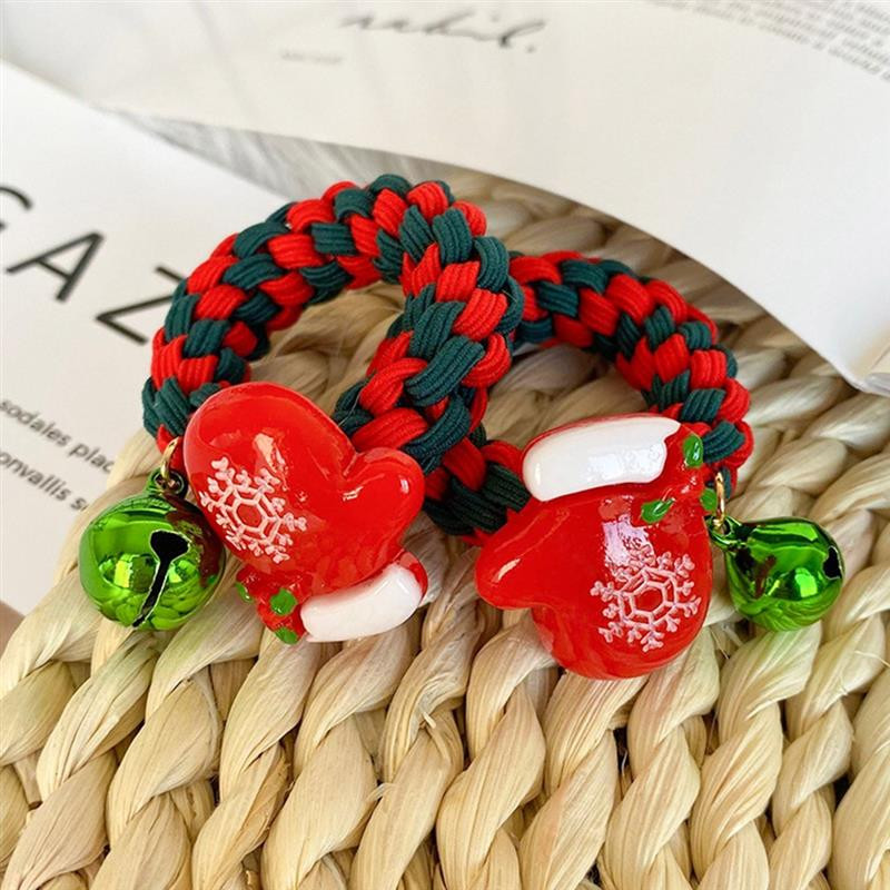 4 tk. Jõulupuu Multifilm Peakatted Laste Multifilm Elastsed Juuksepaelad Hobusesaba Laste Köis Tüdrukute Beebi Peakatte Aksessuaarid