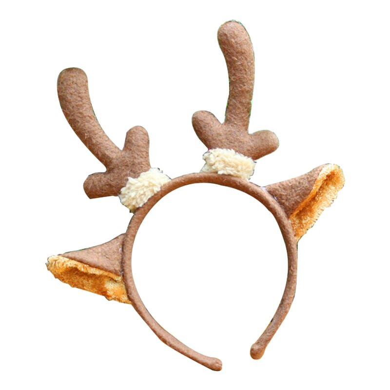 Nova crvena božićna traka za glavu Djed Mraz Rogovi Snjegović Pokrivala za glavu za žene Djevojke Božićni novogodišnji pokloni Ukrasi za kosu