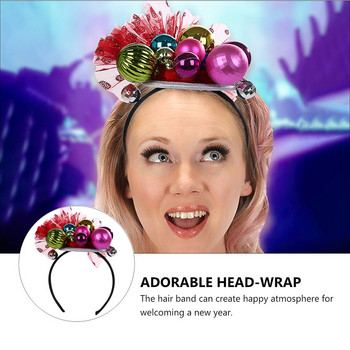 Πρωτοχρονιάτικο πάρτι Headband Hair Hoop Happy Headwear Head Bopperaccessory Band Χριστούγεννα 2022