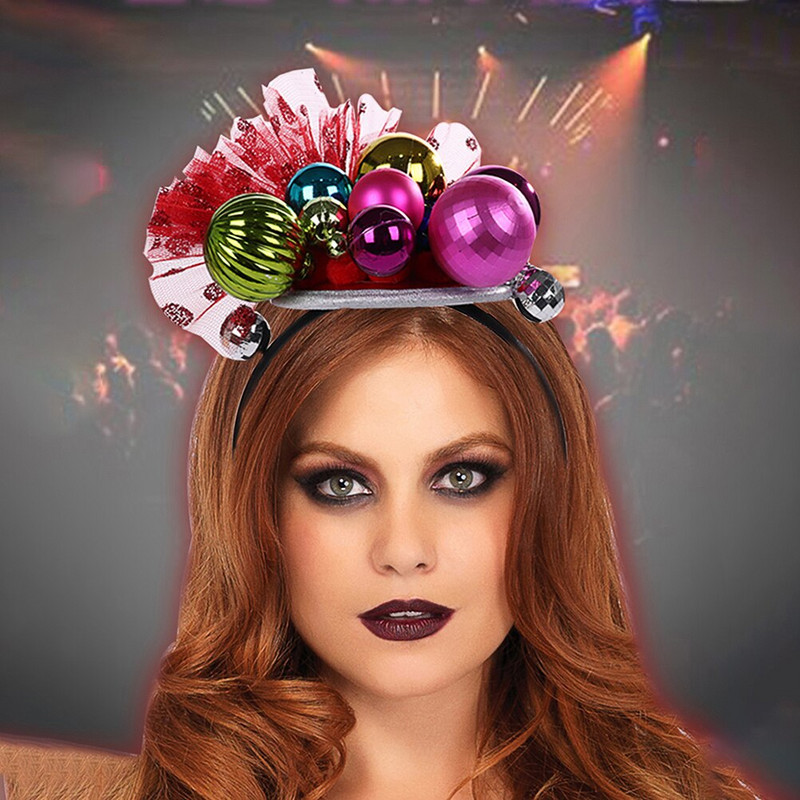 Πρωτοχρονιάτικο πάρτι Headband Hair Hoop Happy Headwear Head Bopperaccessory Band Χριστούγεννα 2022