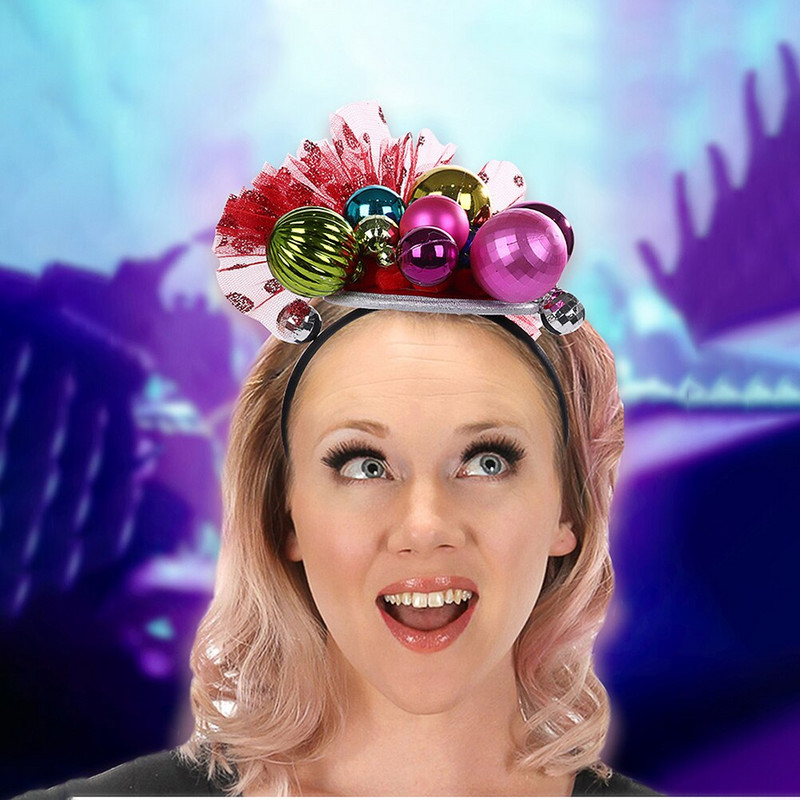 Πρωτοχρονιάτικο πάρτι Headband Hair Hoop Happy Headwear Head Bopperaccessory Band Χριστούγεννα 2022