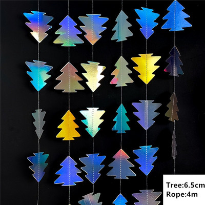 3D mākslīgās sniegpārslas papīra vītnes saldētas ballīšu rotājumi Ziemassvētku rotājumi mājām Ziemas brīnumzemes ballīšu rotājumi