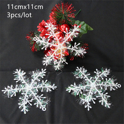 Изкуствени снежинки Хартиен гирлянд Winter Frozen Party Decor Сняг Коледна украса за дома Рожден ден Navidad Tree Ornaments