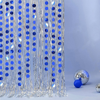 Изкуствени снежинки Хартиен гирлянд Winter Frozen Party Decor Сняг Коледна украса за дома Рожден ден Navidad Tree Ornaments