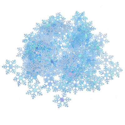 200 τεμ. 30 χιλιοστών πολυεστερική τσόχα επενδεδυμένη επίθεμα νιφάδα χιονιού Απλικέ Διακοσμητικά ενδυμάτων Craft Party Diy Scrapbooking