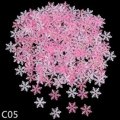 300 τμχ 2 εκατοστά Μίνι Χριστουγεννιάτικο κομφετί νιφάδα χιονιού μπάλωμα απλικέ χειροτεχνία Χριστουγεννιάτικη διακόσμηση γαμήλιου πάρτι