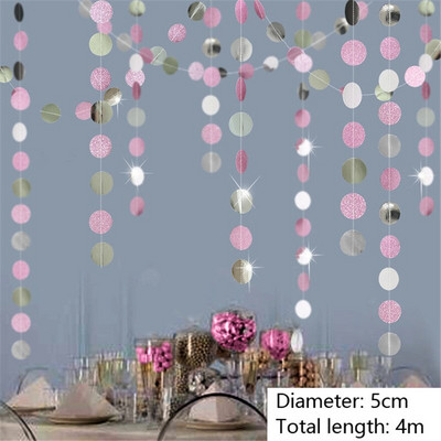 Ghirlandă de hârtie artificială 3D cu fulgi de nea artificială Decor de petrecere de iarnă înghețată Decoratiuni de Crăciun de zăpadă falsă pentru acasă Ornamente de Navidad