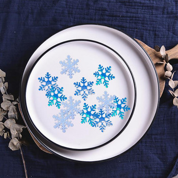 1 πακέτο Snowflake Confetti DIY Shiny Creative Party Confetti Scatter για χριστουγεννιάτικη φωτογραφία Αξεσουάρ διακόσμησης για πάρτι