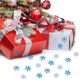 1 πακέτο Snowflake Confetti DIY Shiny Creative Party Confetti Scatter για χριστουγεννιάτικη φωτογραφία Αξεσουάρ διακόσμησης για πάρτι