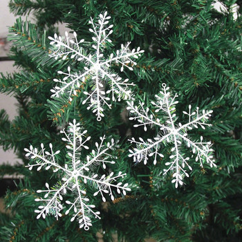 300/600 τμχ 2cm Τεχνητές χριστουγεννιάτικες νιφάδες χιονιού Κομφετί Fake Patch Snow Patch Απλικέ Χριστουγεννιάτικα Διακοσμητικά Γάμου για το Σπίτι Navidad