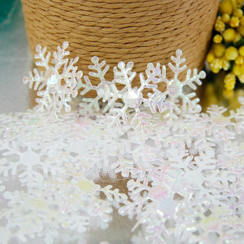 100tk/kott Lumehelbeke jõulukaunistused koduks Talvised kaunistused Pulmapeokaunistused Navidad Head uut aastat tarvikud