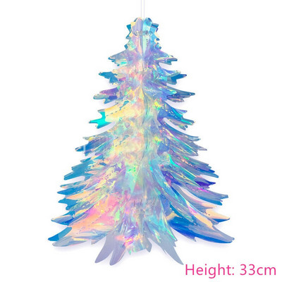 Decor de petrecere Frozen Film Neon Fulgi de zăpadă 3D Decorațiuni de Crăciun pentru Ornamente de casă Pom de Narvațiune Ghirlande de zăpadă false Decor de iarnă