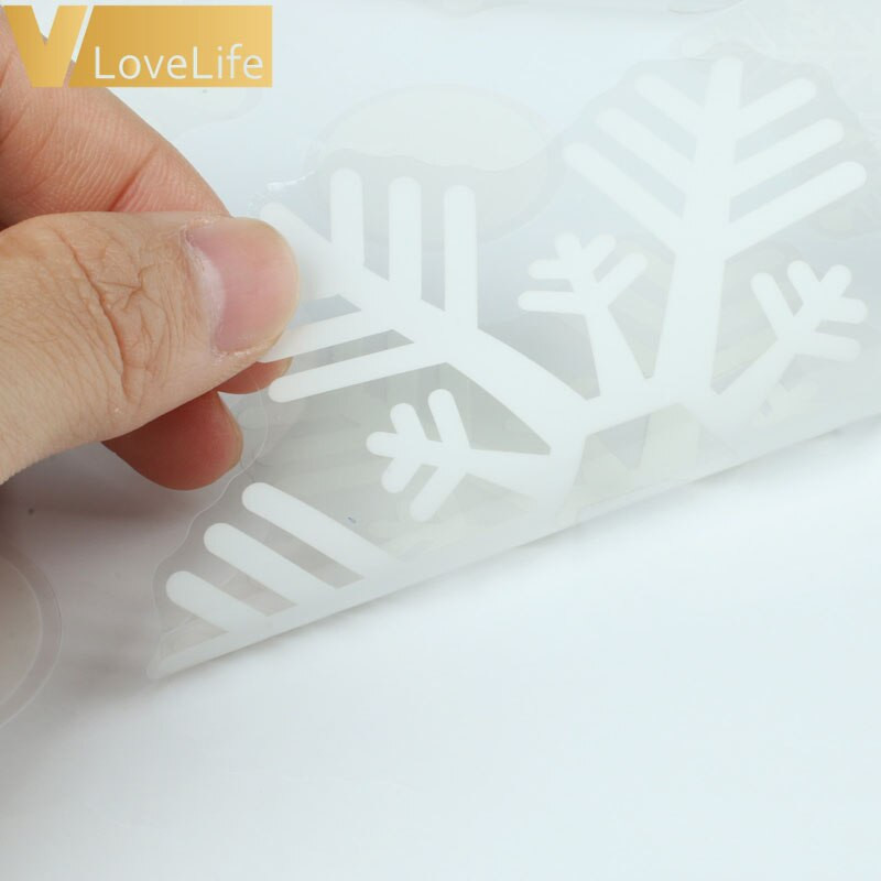 27tk/komplekt Jõuluakna kleebised Lumehelbed Talvised Seinakleebised Lastetubade Uusaasta Dekoratsioon Kodupeotarbeks