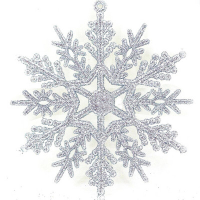 Χρυσό ασημί γκλίτερ σε σκόνη νιφάδα χιονιού χορδές χριστουγεννιάτικο δέντρο κρεμαστό μενταγιόν Διακοσμητικά πάρτι