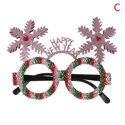 Χρυσό ασημί γκλίτερ σε σκόνη νιφάδα χιονιού χορδές χριστουγεννιάτικο δέντρο κρεμαστό μενταγιόν Διακοσμητικά πάρτι