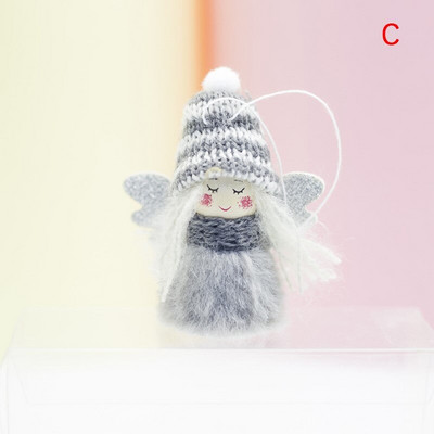 Χρυσό ασημί γκλίτερ σε σκόνη νιφάδα χιονιού χορδές χριστουγεννιάτικο δέντρο κρεμαστό μενταγιόν Διακοσμητικά πάρτι