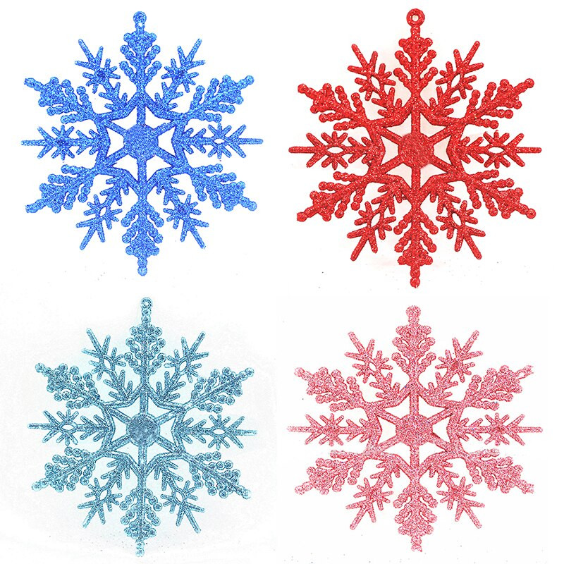 Χρυσό ασημί γκλίτερ σε σκόνη νιφάδα χιονιού χορδές χριστουγεννιάτικο δέντρο κρεμαστό μενταγιόν Διακοσμητικά πάρτι