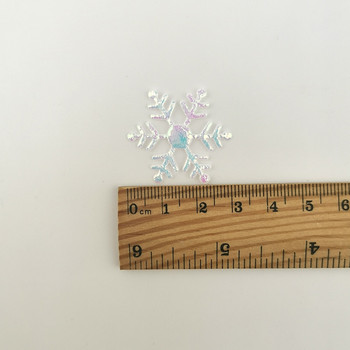 (200 τεμ./συσκευασία) Χριστουγεννιάτικες νιφάδες χιονιού 30mm Κομφετί τεχνητό χιόνι Χριστουγεννιάτικα στολίδια Δέντρα Διακοσμήσεις για Διακόσμηση γάμου στο σπίτι