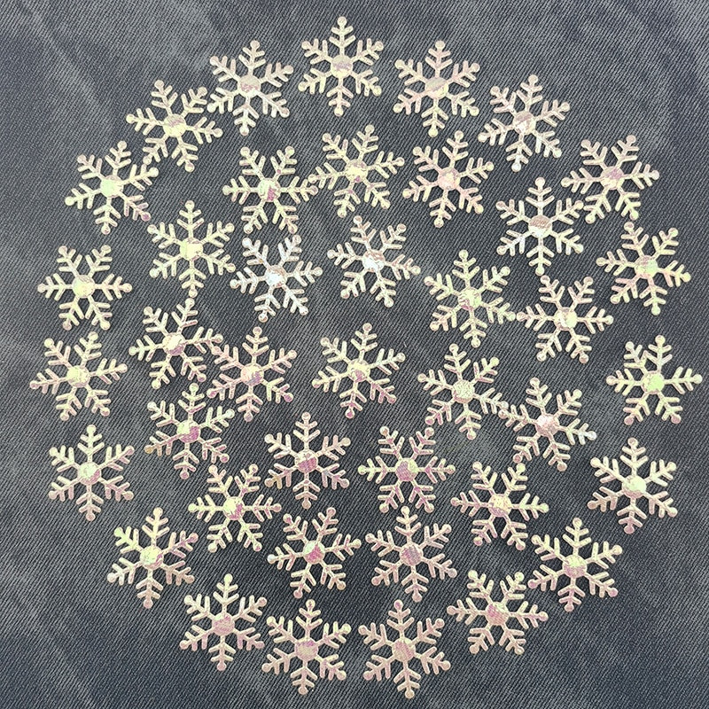 (200 kom/pakiranje) 30 mm Božićne pahuljice Konfeti Umjetni snijeg Božićno drvce Ukrasi za kućnu zabavu Dekoracija vjenčanja