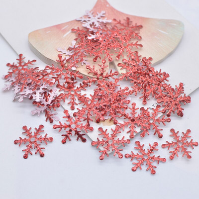 200 bucăți 20 mm colorat fulgi de nea aplicate cu laser pânză pentru petrecere de nuntă, accesorii pentru decor de Crăciun, petice, ornament pentru copac DIY