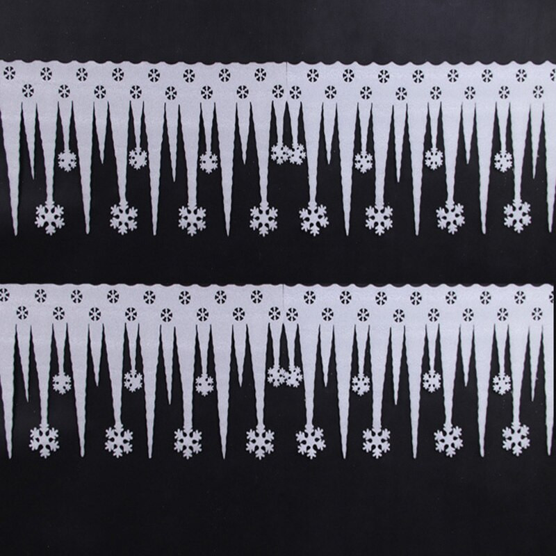 2 tk lumehelbe jäälaeva vaht siseruumides jõulukaunistus vahtjääpurikas lumehelves valge lumesammas festivali aknaseina kaunistused