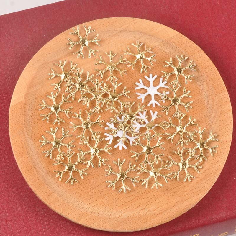 50 τμχ/παρτίδα ανάμεικτα χριστουγεννιάτικα μπάλωμα χιονονιφάδας τσόχα πολυεστέρα Απλικέ Αυτοκόλλητο χειροτεχνίας Scrapbooking Μη υφαντό μπάλωμα DIY CP2324