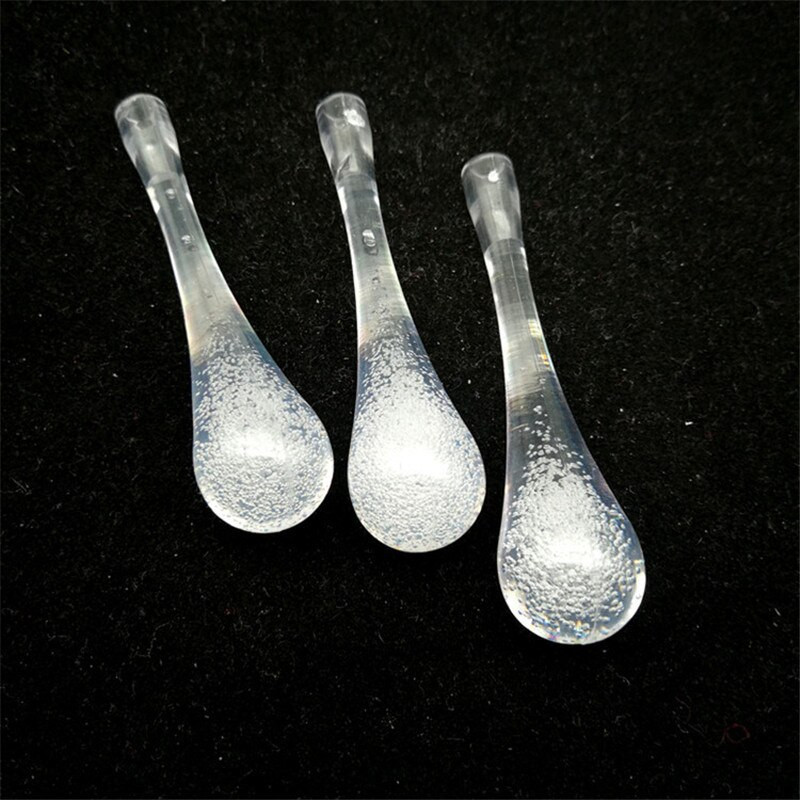 100 buc. Accesoriu fulg de nea din plastic cu LED-uri 3cm 4cm plafonchiki cu fulgi de nea pentru decorare ghirlande led Pasta de lipici