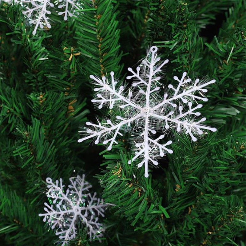 300 kom/lot Božićne pahuljice Konfeti Umjetni snijeg Božićni ukrasi za drvce Dekoracije za kućnu zabavu Dekoracija vjenčanja
