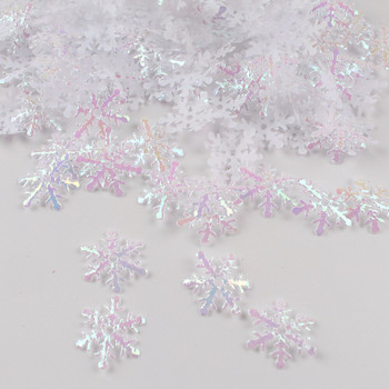 300 τεμάχια/συσκευασία! Νιφάδες χιονιού Χριστουγεννιάτικο Στολίδι Χριστουγεννιάτικο Δέντρο Κρεμαστό Διακόσμηση Κήπος Χριστουγεννιάτικο Γαμήλιο πάρτι Χιονονιφάδα