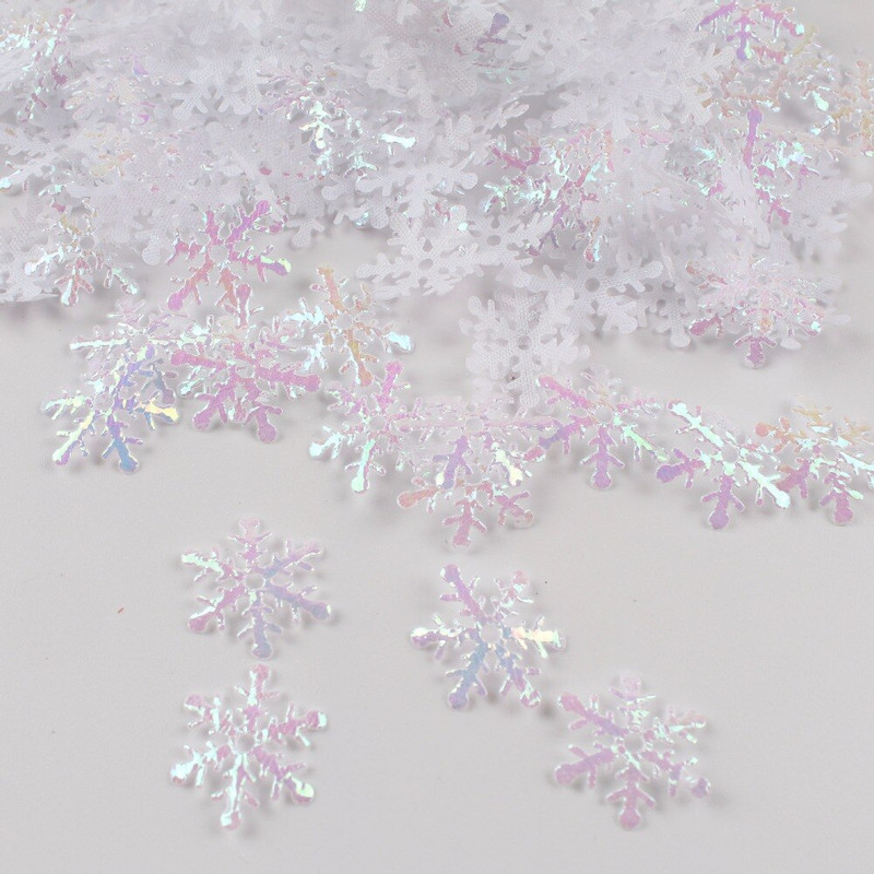 300 tk/pakk! Lumehelbed Jõuluehteis Jõulupuu rippkaunistus Pühadeaed Jõulupulmapidu Lumehelves