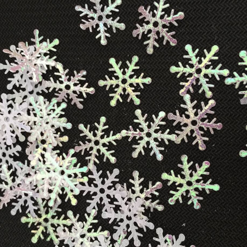 300 tk/pakk! Lumehelbed Jõuluehteis Jõulupuu rippkaunistus Pühadeaed Jõulupulmapidu Lumehelves