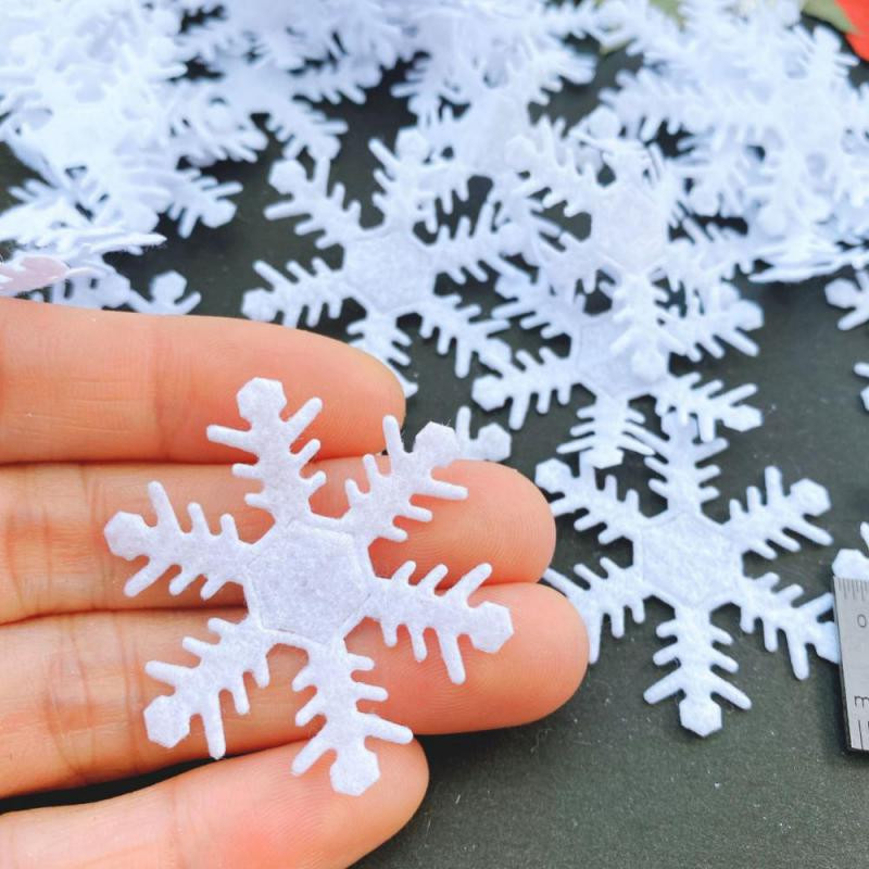 Jõulukaunistus Lumehelbekaunistus Pulmapidu Konfettide viskamine DIY Võltslumi Jõulupuu kaunistused Navidad