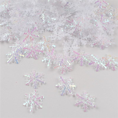 300/600 kom 2 cm Božićne pahuljice Konfeti Božićni ukrasi za drvce Božićni ukrasi za dom Zimska zabava Dekoracija svadbene sobe