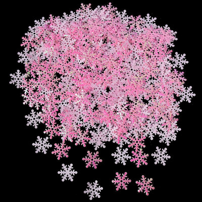 300 buc 2 cm confeti fulgi de zăpadă zăpadă artificială ornamente pentru pomul de Crăciun Decorații de Crăciun pentru decorarea nunții Cadouri de Revelion