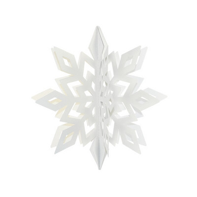 6Gb Ziemas ballītes Ziemassvētku piekarināmais dekors 3D dobs sniegpārsliņu papīrs Garland Ziemassvētku sienas griestu dekors