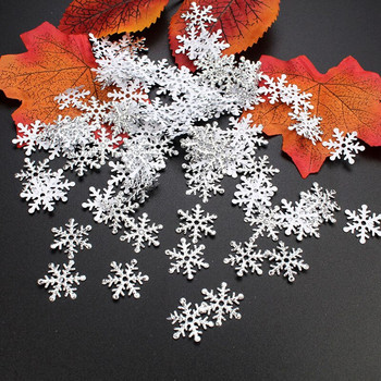 Χριστουγεννιάτικα διακοσμητικά τσιπ νιφάδα χιονιού για πάρτι ρίψης χαρτιού DIY False Snowflake Christmas Accessories Κατασκευαστής